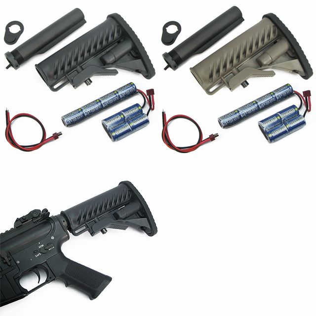 King Arms M4 Tactical Stock - w/ 1400mAh-9.6V Battery